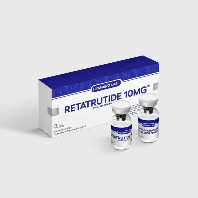Retatrutide 10mg vial voorkant