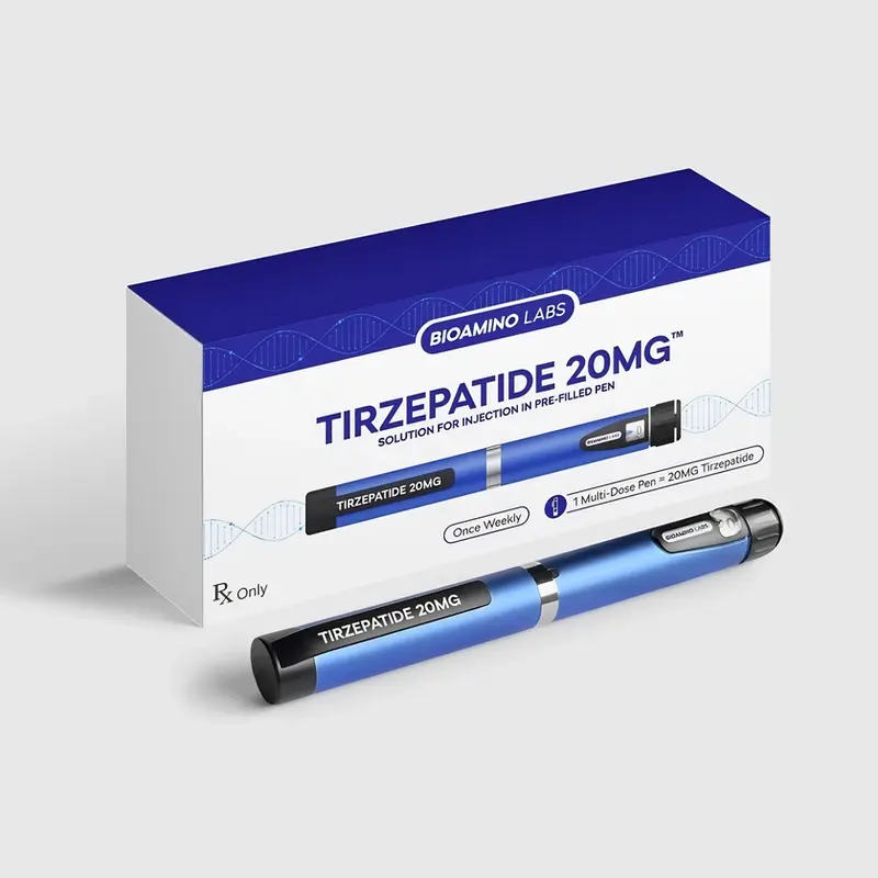Tirzepatide 20mg pen voorkant